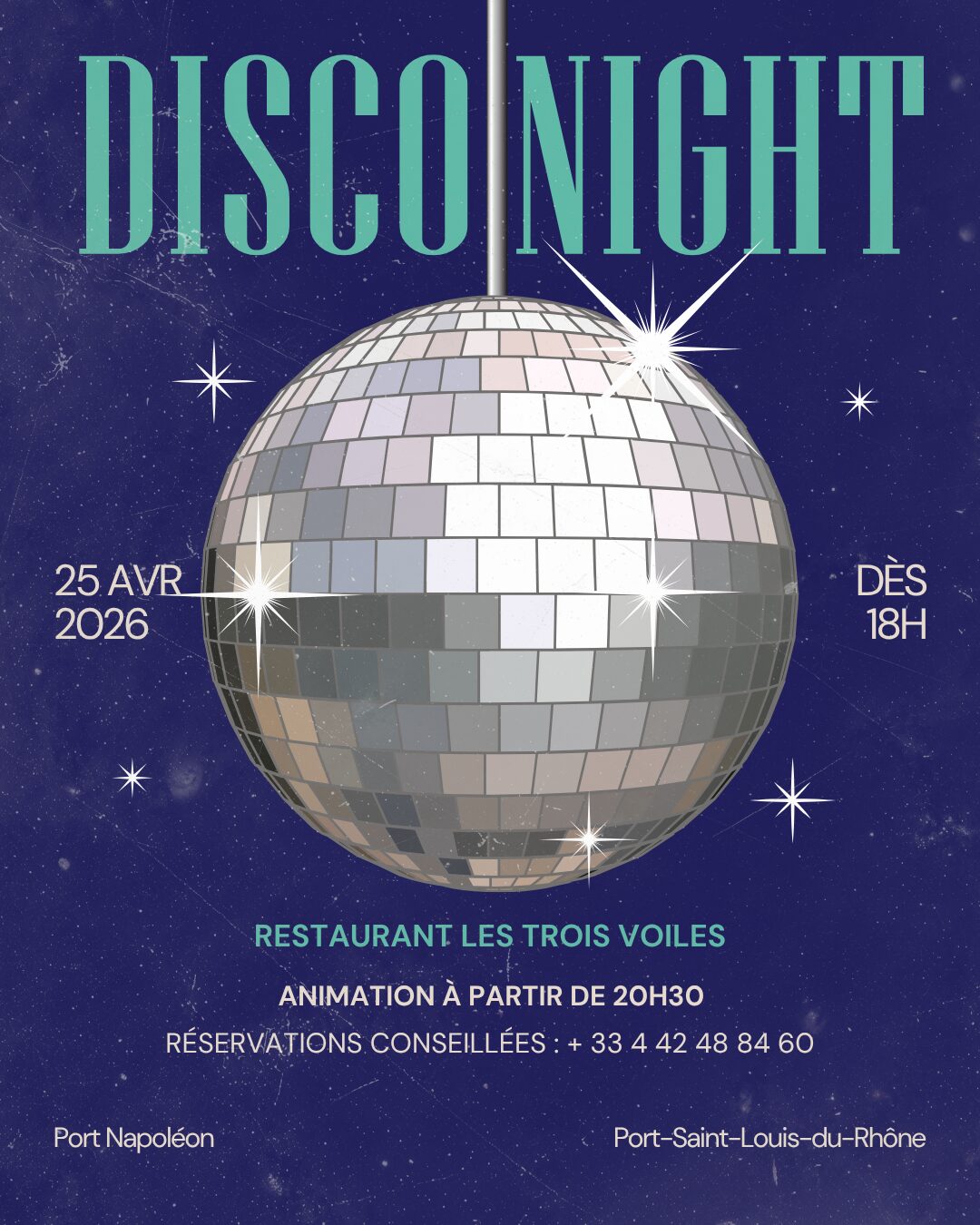 Les Trois Voiles événements soirée disco