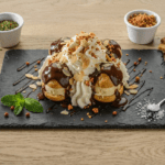 Dessert profiterolles