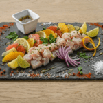 Entrée céviché de dorade