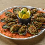 Entrée de moules gratinées