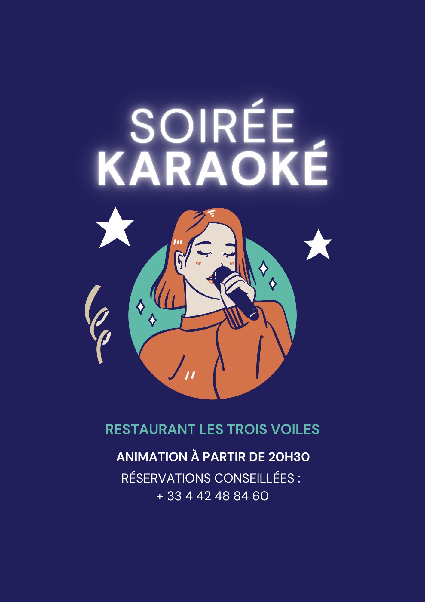 Les Trois Voiles événements soirée karaoke